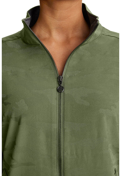 Healing Hands Purple Label Scrubs Jacquard Destini Camo Jacket 5030 - Scrubs Select