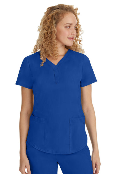 Healing Hands Purple Label Scrubs Jane Y Neck Scrub Top 2167 - Scrubs Select