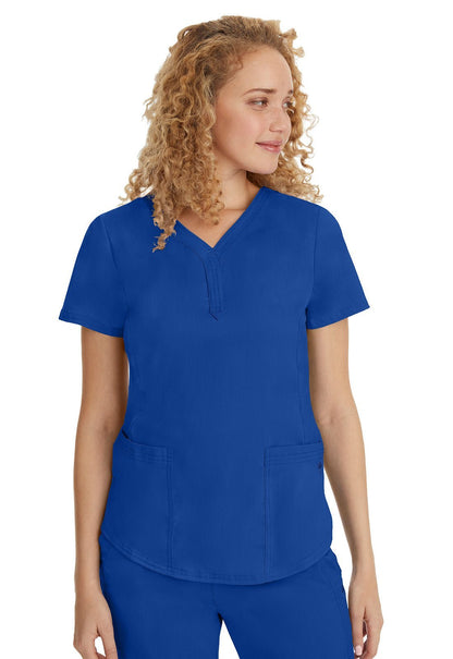 Healing Hands Purple Label Scrubs Jane Y Neck Scrub Top 2167 - Scrubs Select