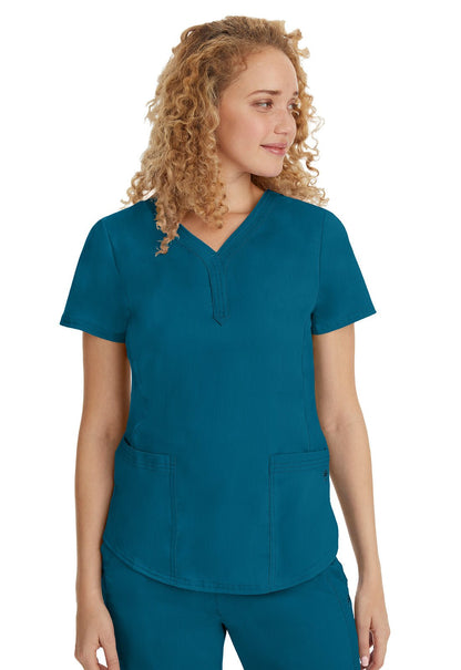 Healing Hands Purple Label Scrubs Jane Y Neck Scrub Top 2167 - Scrubs Select