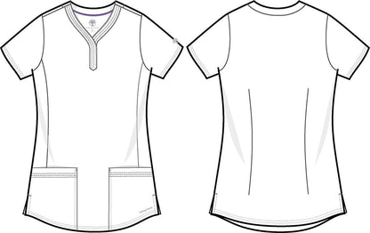 Healing Hands Purple Label Scrubs Jane Y Neck Scrub Top 2167 - Scrubs Select