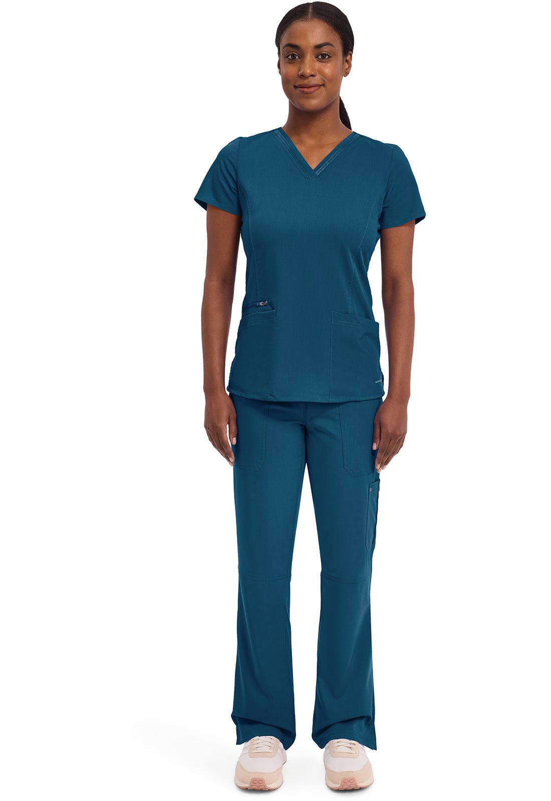 Healing Hands Purple Label Scrubs Jasmine V Neck Top 2278 - Scrubs Select