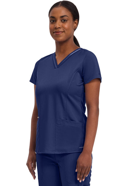 Healing Hands Purple Label Scrubs Jasmine V Neck Top 2278 - Scrubs Select