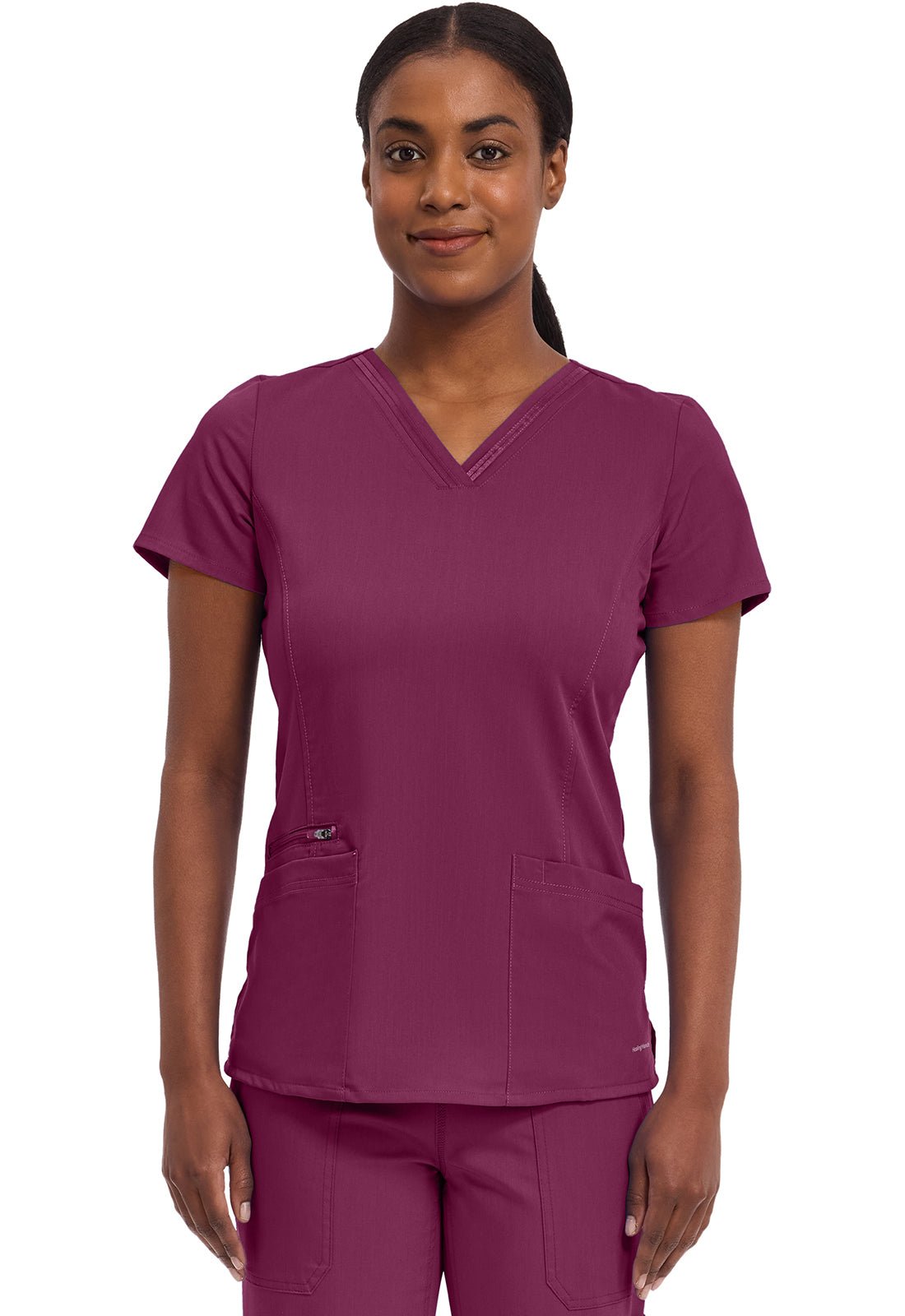 Healing Hands Purple Label Scrubs Jasmine V Neck Top 2278 - Scrubs Select