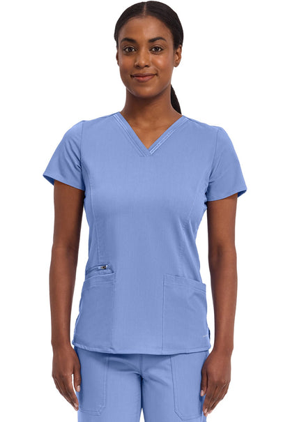 Healing Hands Purple Label Scrubs Jasmine V Neck Top 2278 - Scrubs Select