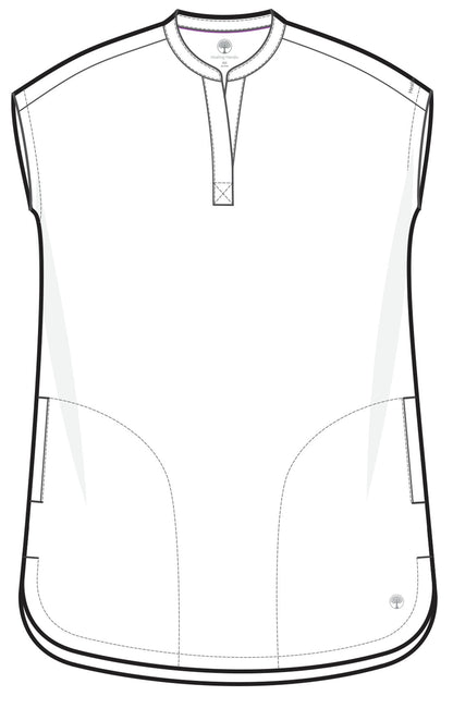 Healing Hands Purple Label Scrubs Journey Mandarin Collar Scrub Top 2152 - Scrubs Select