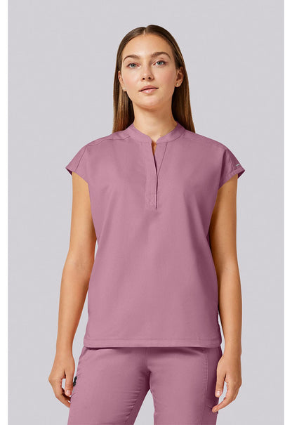 Healing Hands Purple Label Scrubs Journey Mandarin Collar Top 2152 - Scrubs Select