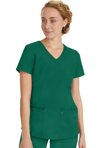 Healing Hands Purple Label Scrubs Juliet V Neck Top 2245 - Scrubs Select