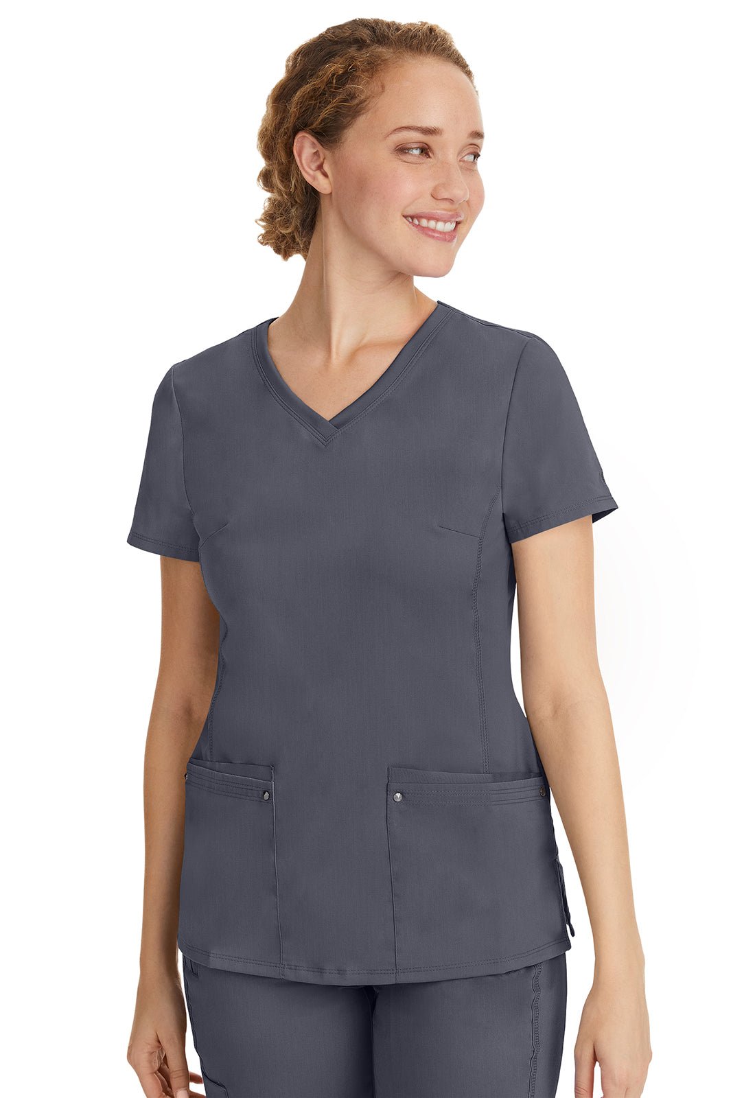Healing Hands Purple Label Scrubs Juliet V Neck Top 2245 - Scrubs Select