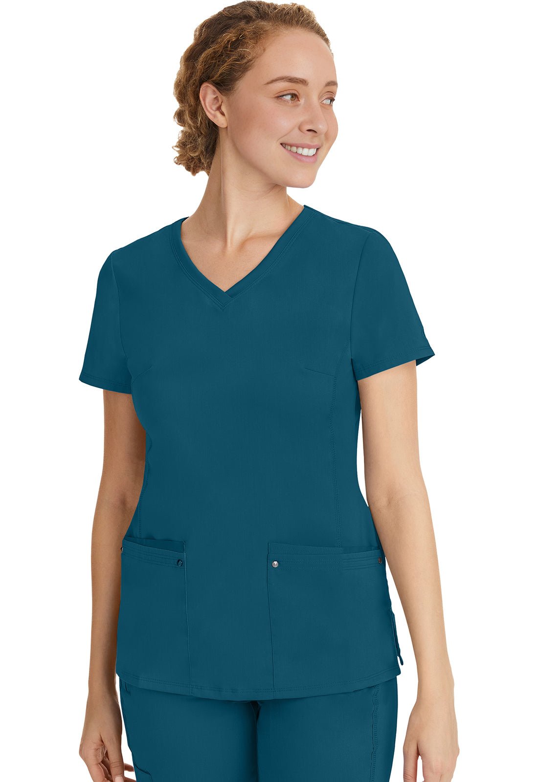 Healing Hands Purple Label Scrubs Juliet V Neck Top 2245 - Scrubs Select