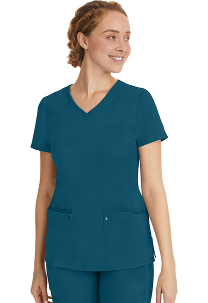 Healing Hands Purple Label Scrubs Juliet V Neck Top 2245 - Scrubs Select