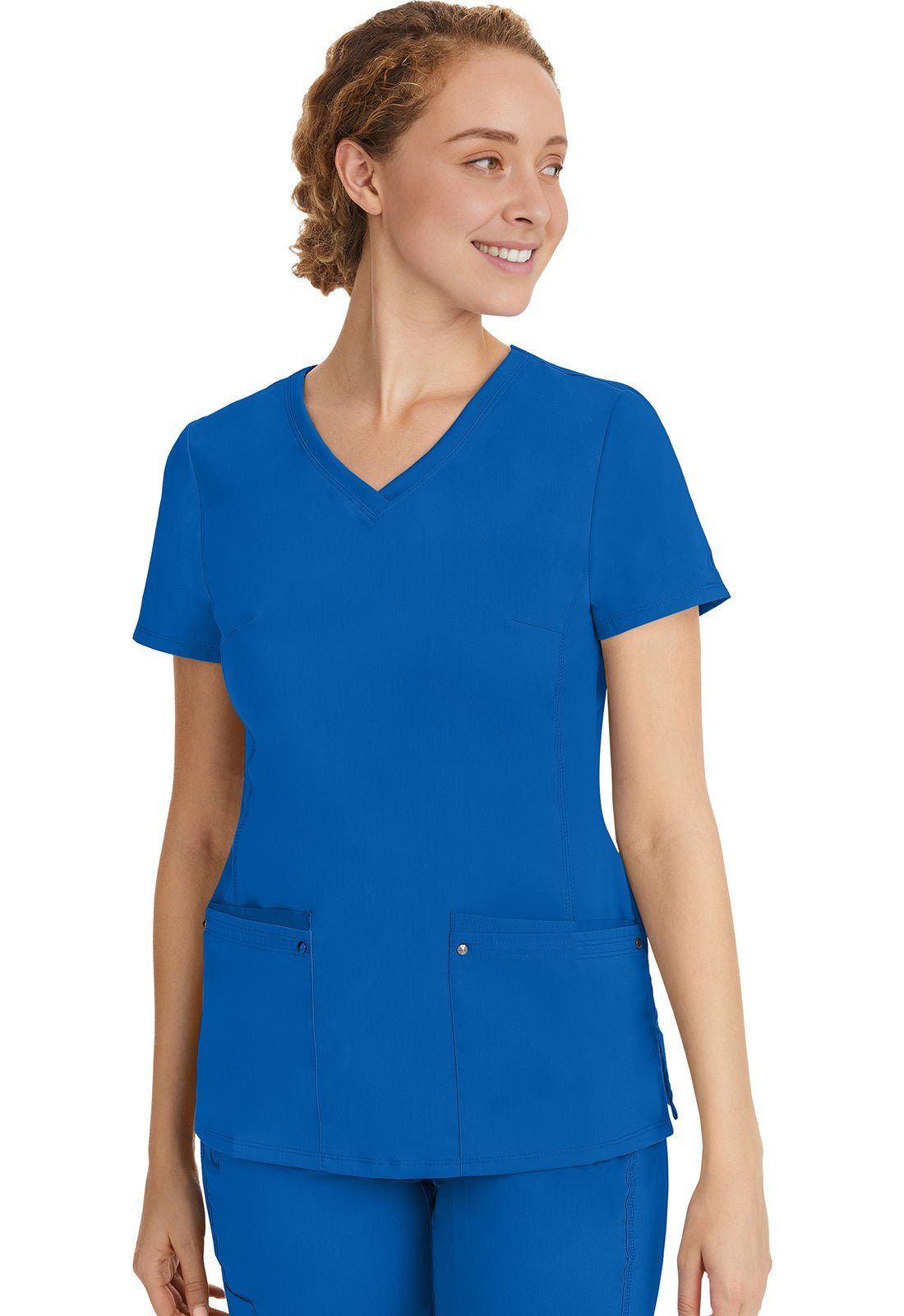 Healing Hands Purple Label Scrubs Juliet V Neck Top 2245 - Scrubs Select