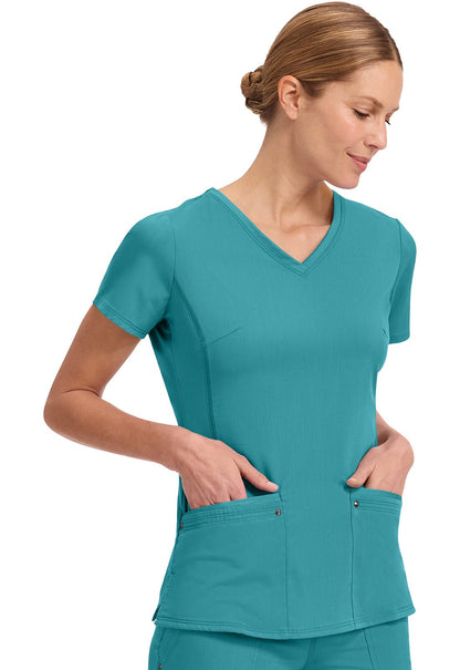 Healing Hands Purple Label Scrubs Juliet V Neck Top 2245 - Scrubs Select