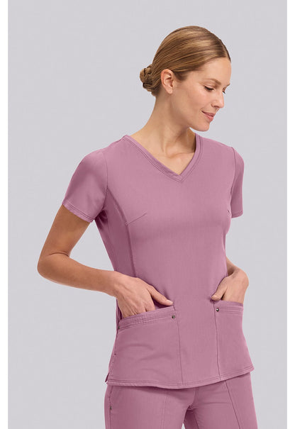 Healing Hands Purple Label Scrubs Juliet V Neck Top 2245 - Scrubs Select