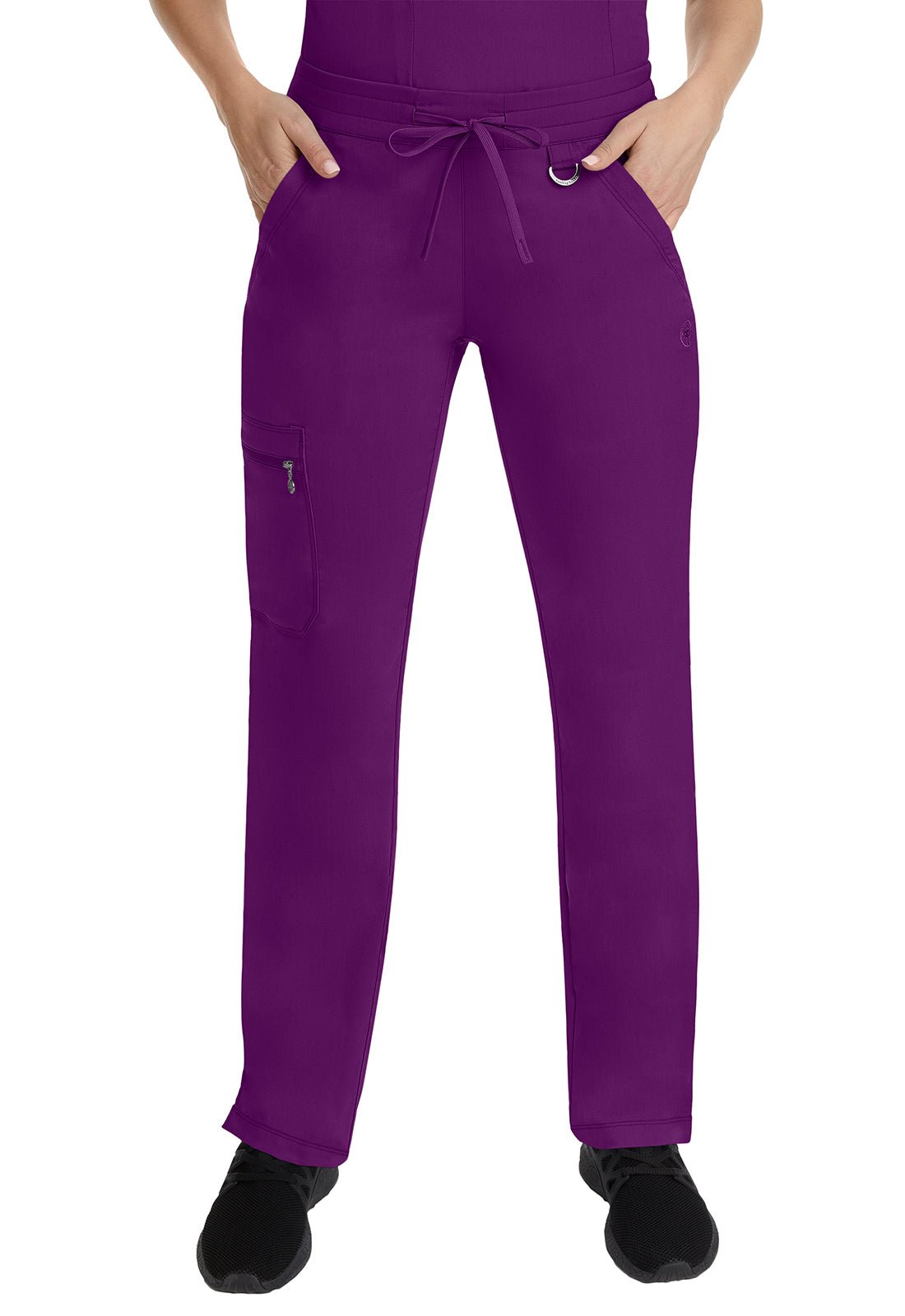 Healing Hands Purple Label Scrubs Tamara Pant 9181 Eggplant, White, WI ...