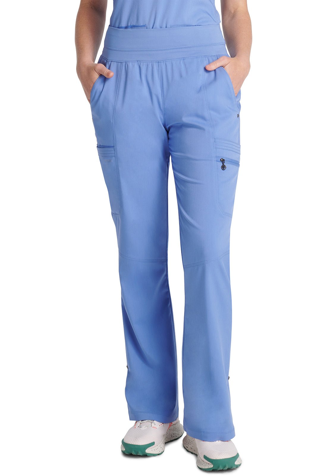 Healing Hands Purple Label Tina Pull On Scrub Pant HH002 in Ceil, Rouge, Sage - Scrubs Select