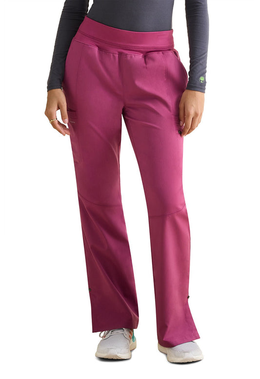 Healing Hands Purple Label Tina Pull On Scrub Pant HH002 in Ceil, Rouge, Sage - Scrubs Select