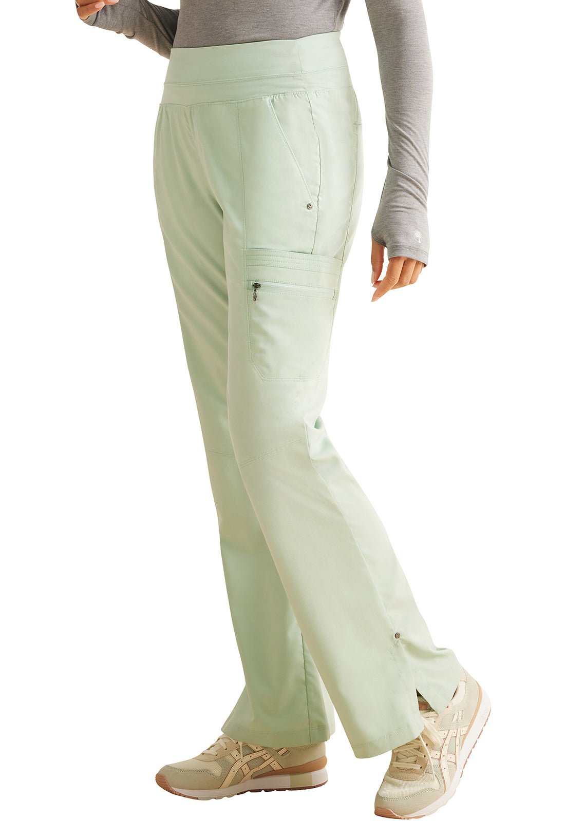Healing Hands Purple Label Tina Pull On Scrub Pant HH002 in Ceil, Rouge, Sage - Scrubs Select