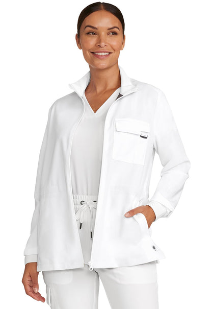 Healing Hands Quest Brooks Scrubs Zip Front Jacket HH360 - Scrubs Select