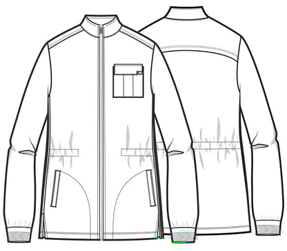 Healing Hands Quest Brooks Scrubs Zip Front Jacket HH360 - Scrubs Select