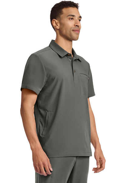 Healing Hands Quest Scrubs Aidan Mens Polo Top HH759 - Scrubs Select