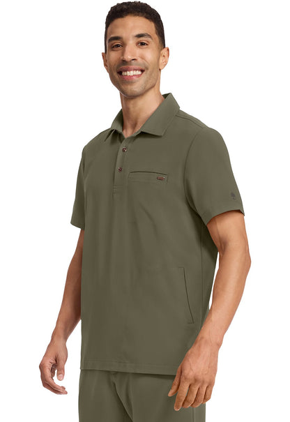 Healing Hands Quest Scrubs Aidan Mens Polo Top HH759 - Scrubs Select
