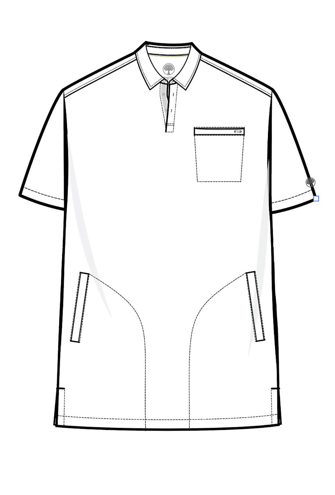 Healing Hands Quest Scrubs Aidan Mens Polo Top HH759 - Scrubs Select