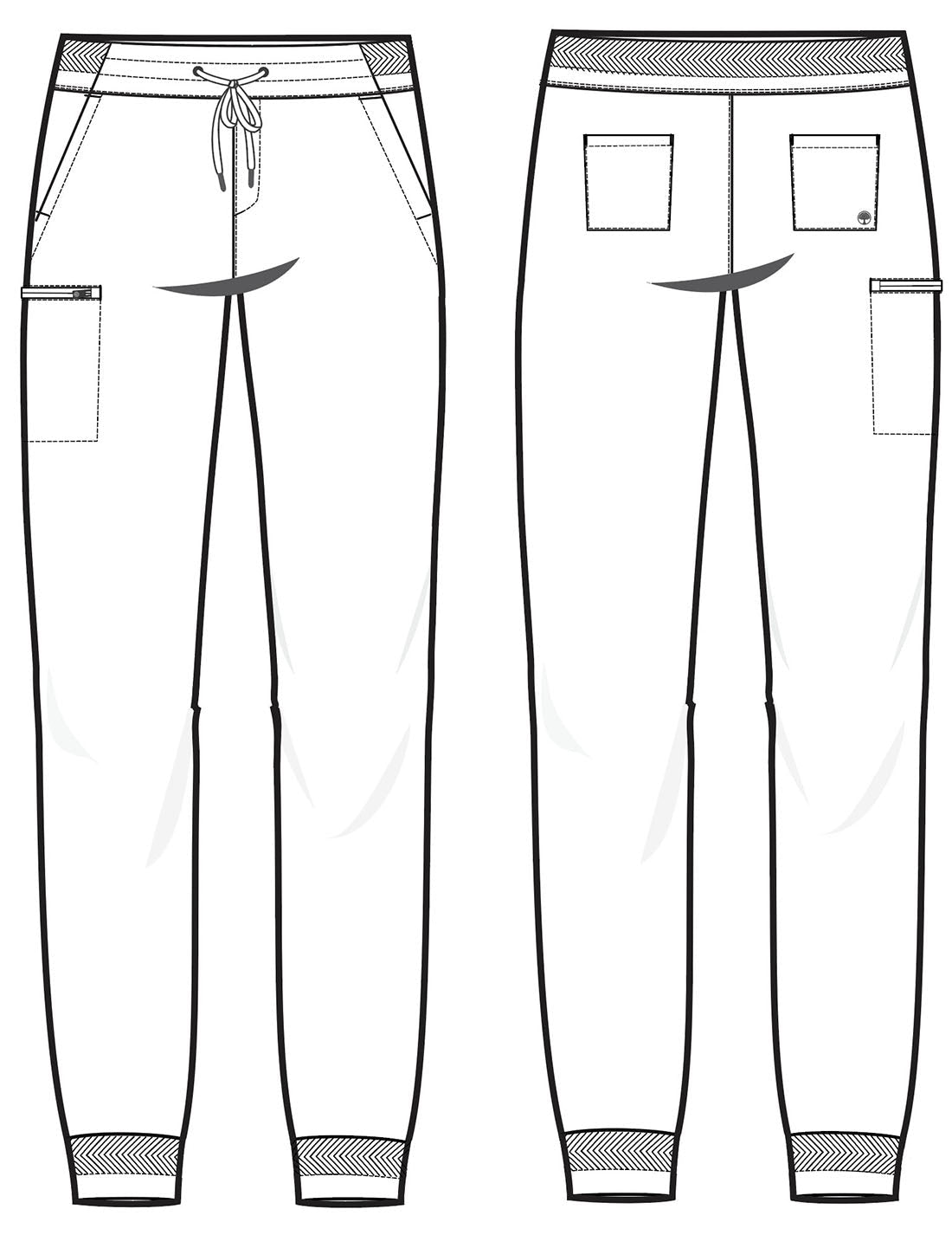 Healing Hands Quest Scrubs Arlo Mens Jogger Pant HH157S Short - Scrubs Select