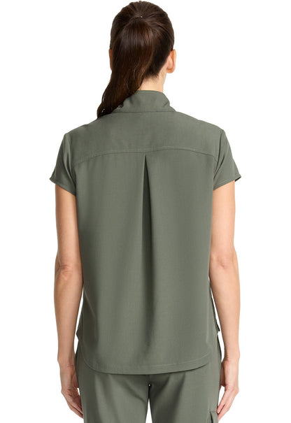 Healing Hands Quest Scrubs Bella Stand Up Collar Top HH752 - Scrubs Select