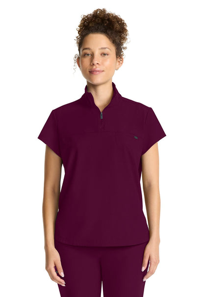 Healing Hands Quest Scrubs Bella Stand Up Collar Top HH752 - Scrubs Select