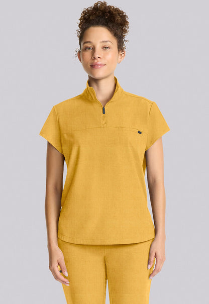 Healing Hands Quest Scrubs Bella Stand Up Collar Top HH752 - Scrubs Select