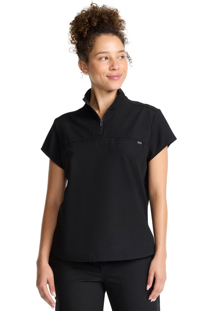 Healing Hands Quest Scrubs Bella Stand Up Collar Top HH752 - Scrubs Select