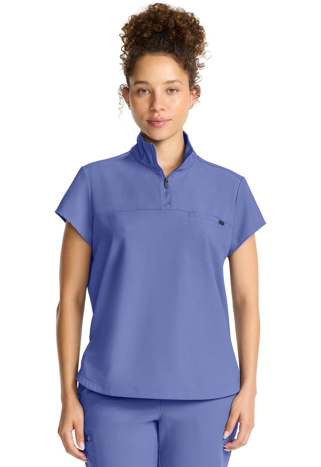 Healing Hands Quest Scrubs Bella Stand Up Collar Top HH752 - Scrubs Select