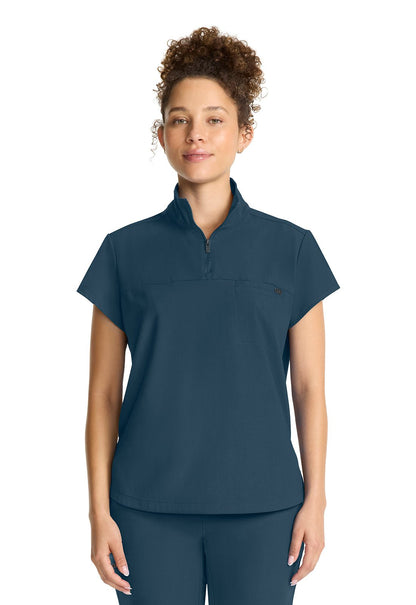 Healing Hands Quest Scrubs Bella Stand Up Collar Top HH752 - Scrubs Select