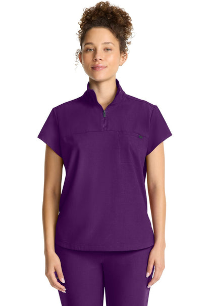 Healing Hands Quest Scrubs Bella Stand Up Collar Top HH752 - Scrubs Select