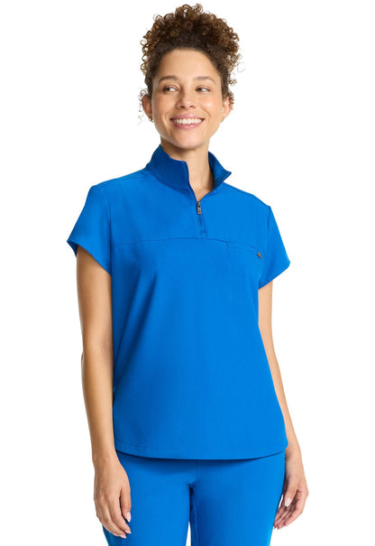 Healing Hands Quest Scrubs Bella Stand Up Collar Top HH752 - Scrubs Select