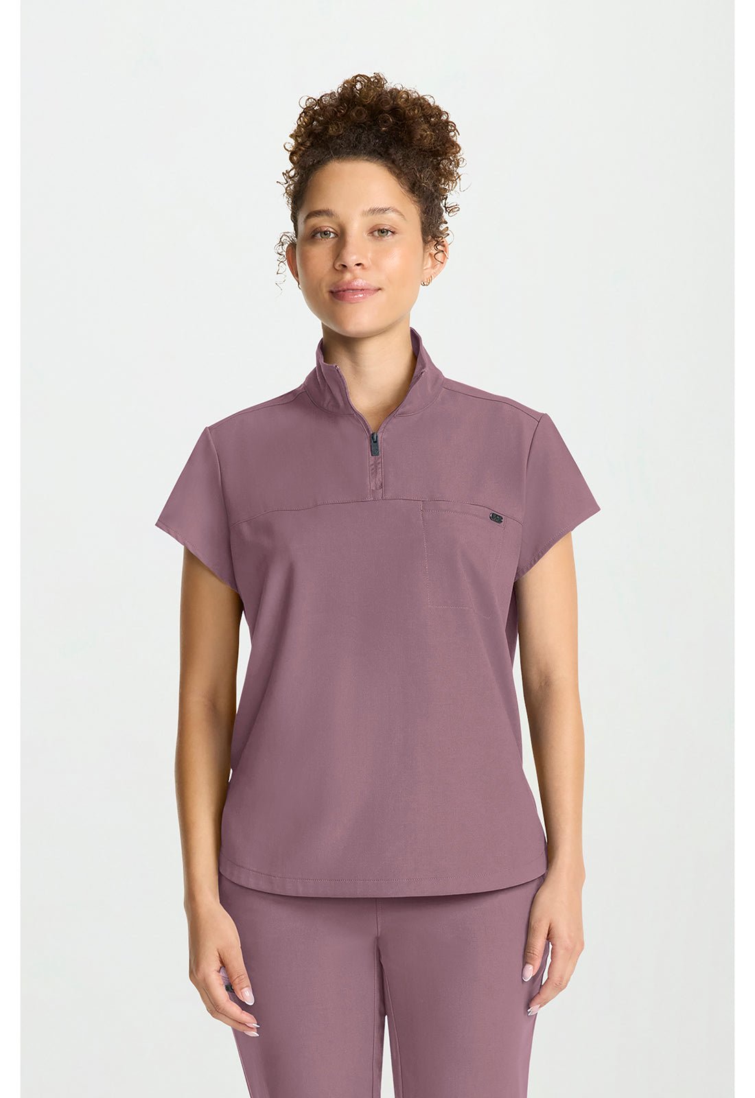 Healing Hands Quest Scrubs Bella Stand Up Collar Top HH752 Limited - Scrubs Select