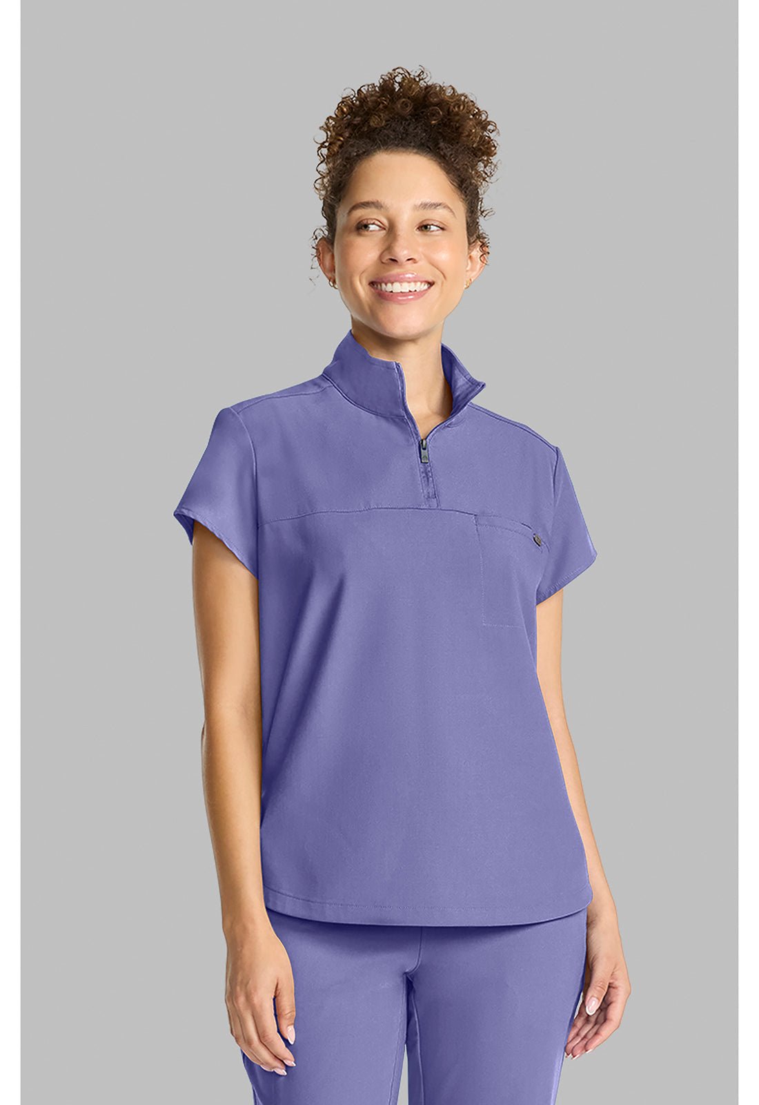 Healing Hands Quest Scrubs Bella Stand Up Collar Top HH752 Limited - Scrubs Select