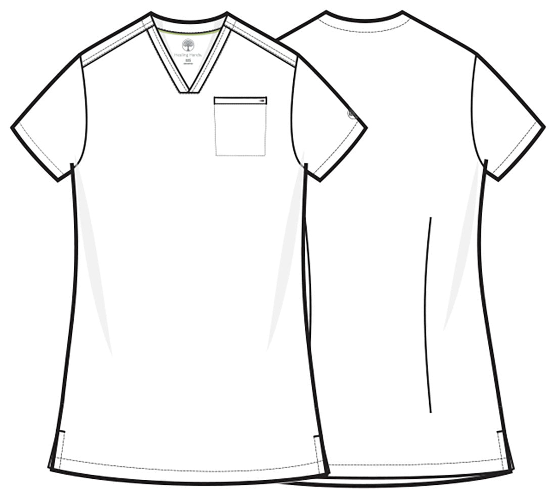 Healing Hands Quest Scrubs Billie V Neck Top HH755 Limited - Scrubs Select