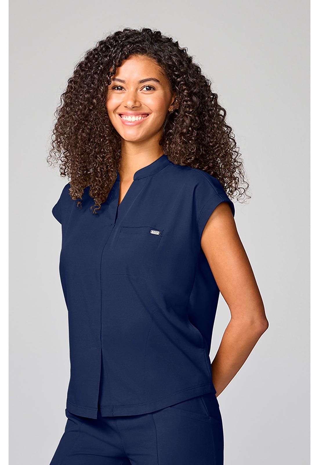 Healing Hands Quest Scrubs Blythe Mandarin Color Top HH757 - Scrubs Select