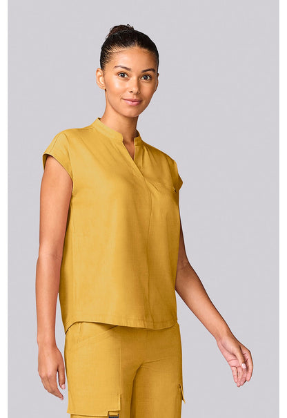 Healing Hands Quest Scrubs Blythe Mandarin Color Top HH757 - Scrubs Select