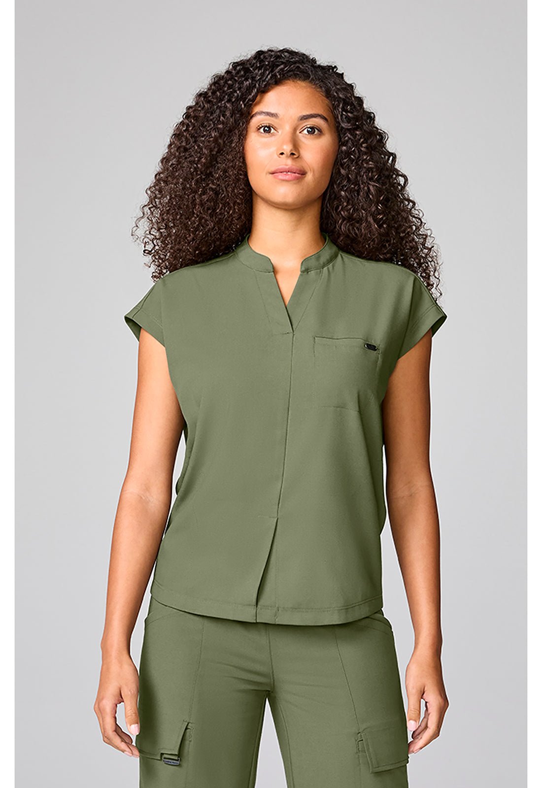 Healing Hands Quest Scrubs Blythe Mandarin Color Top HH757 - Scrubs Select
