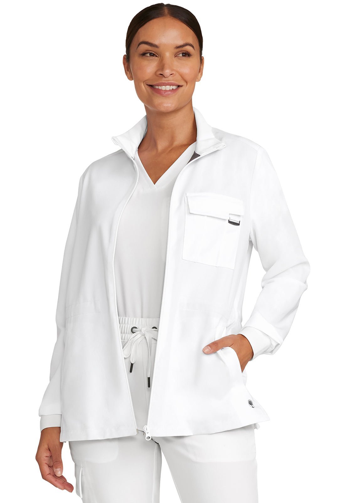 Healing Hands Quest Scrubs Brooks Zip Front Jacket HH360 - Scrubs Select