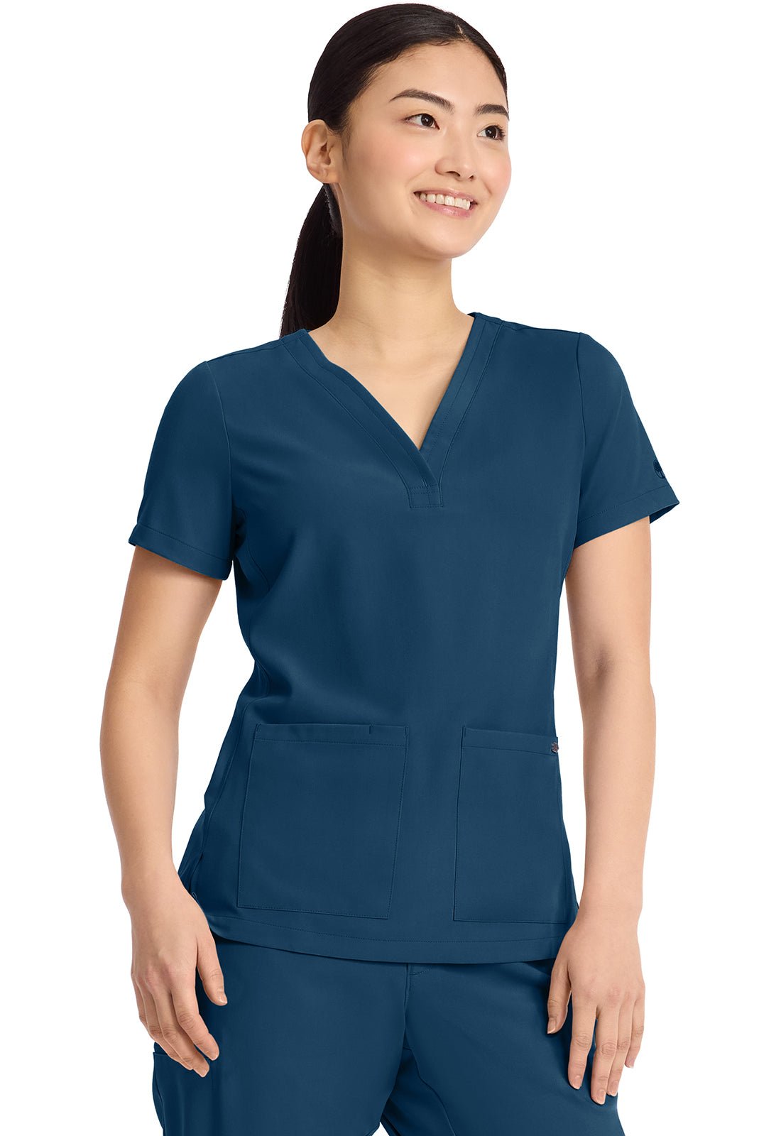 Healing Hands Quest Scrubs Y Neck Top HH751 - Scrubs Select