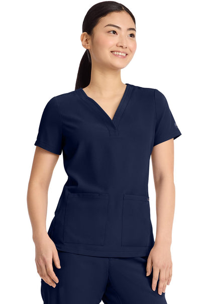 Healing Hands Quest Scrubs Y Neck Top HH751 - Scrubs Select