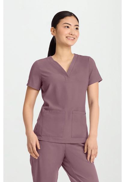 Healing Hands Quest Scrubs Y Neck Top HH751 - Scrubs Select