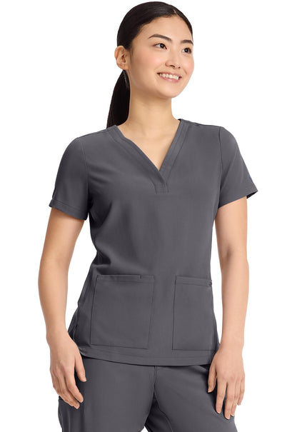 Healing Hands Quest Scrubs Y Neck Top HH751 - Scrubs Select