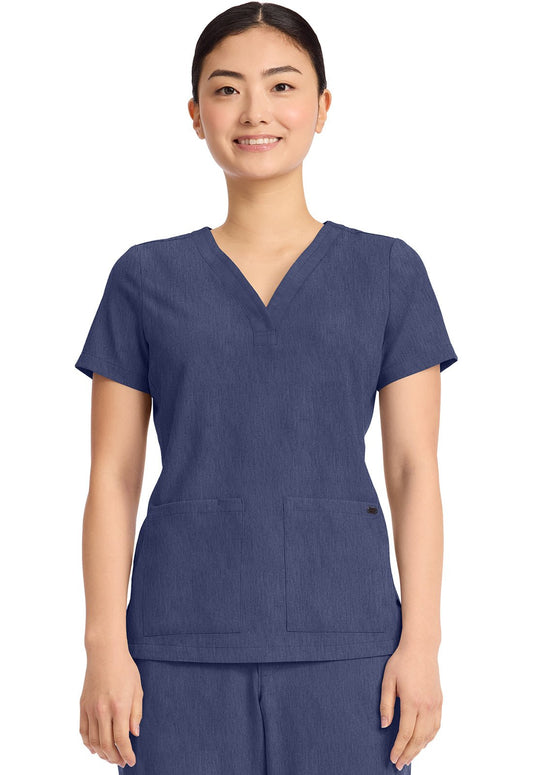 Healing Hands Quest Scrubs Y Neck Top HH751 Limited - Scrubs Select