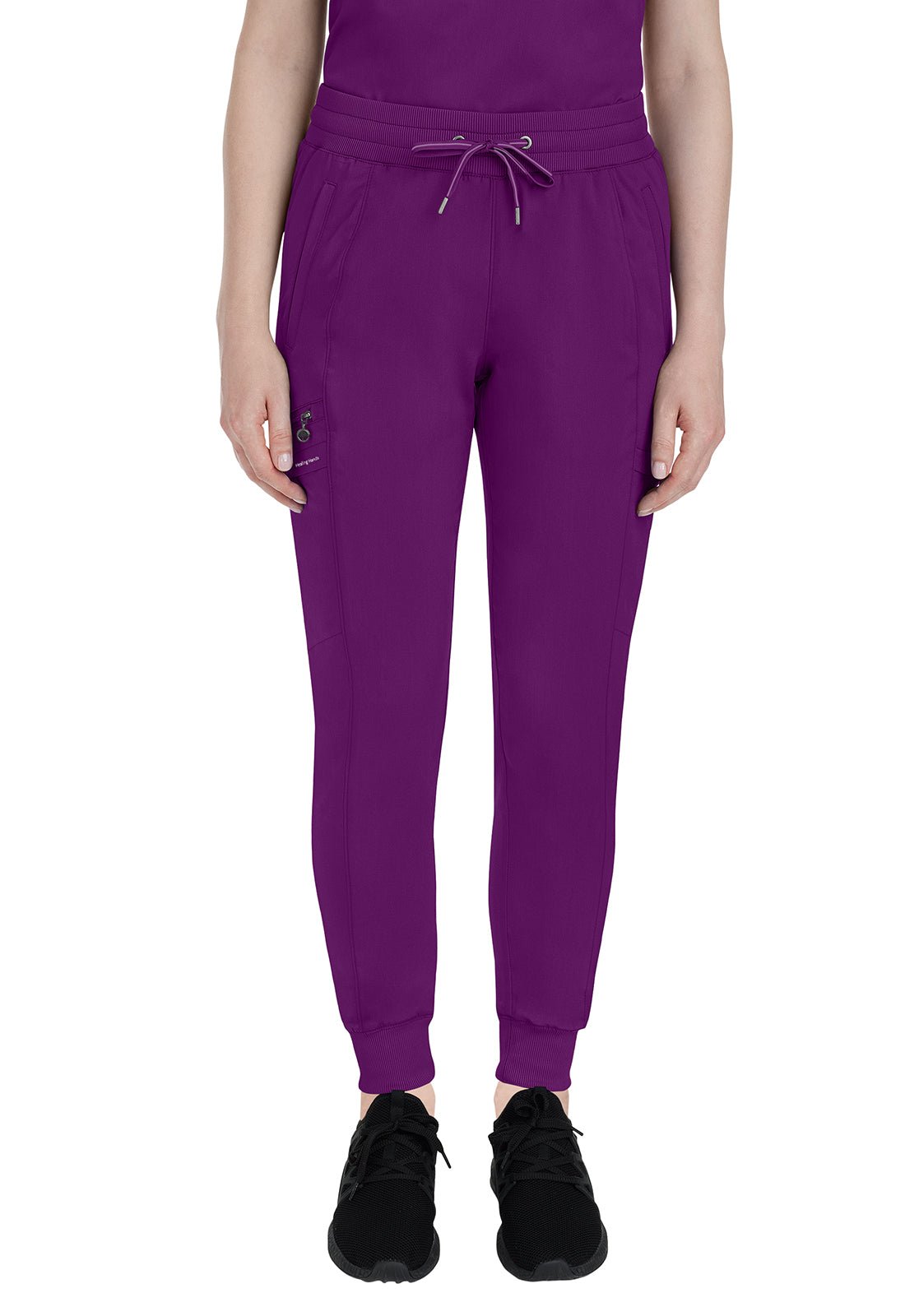 Healing Hands Toby Jogger Pant 9244 in Eggplant, H Grey, Wine - Scrubs Select