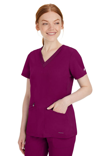 Healing Hands Works Scrubs Mariah V Neck Top 2530 - Scrubs Select